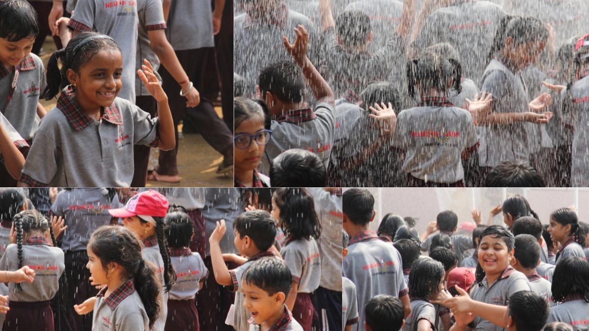 How Rainy Days Bring Joy and Unity to Schools in Dhanori