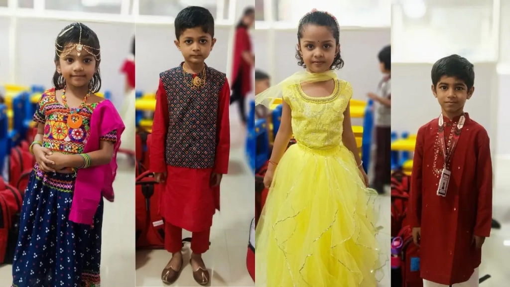 Navratri Dress Traditions: How CBSE Schools in Dhanori Embraces Cultural Heritage