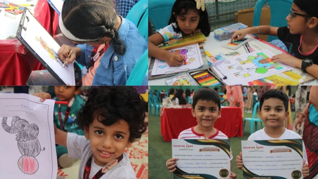 How Drawing Competitions at Playschool in Pune Build Confidence in Young Artists