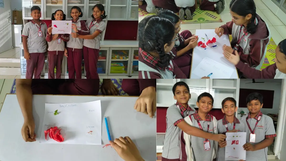 Labwork Dissection of Flowers: A Fun and Educational Experiment for Students in cbse school dhanori